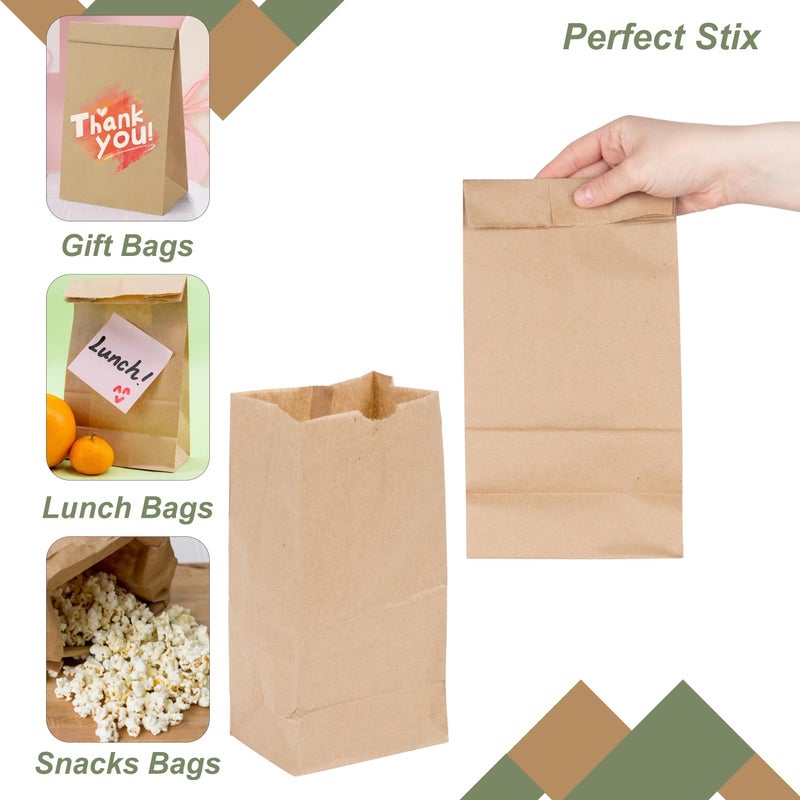 Perfect Stix - Perfect Stix Brown Bag 4lb 40- 2mwhite 4 lb Brown Bag- Pack of 40 Bags - Image 3